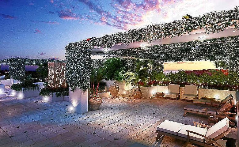 The proposed rooftop garden at Serene Living. The proposed rooftop garden at Serene Living.